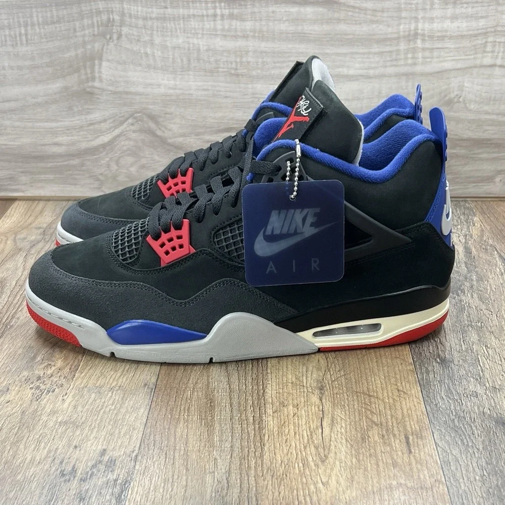 Mens 9 - Air Jordan 4 Retro Rare Air Gold Lettering FV5029-003 B-GRADE